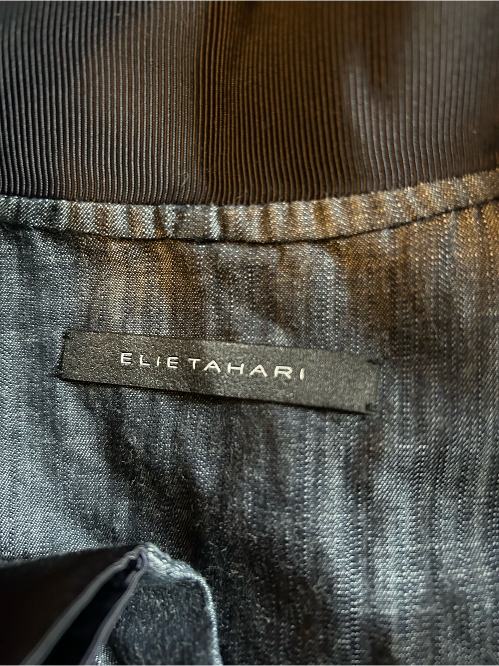 Elie Tahari Women’s Dark Charcoal Lightweight Dress - Picture 2 of 6